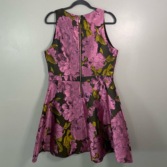 NWT Ronni Nicole Fuchsia Floral Dress - Picture 8 of 8